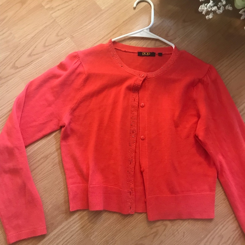 Short Coral sweater